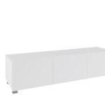 TV-Lowboard Calabrini 150 Weiß Hochglanz