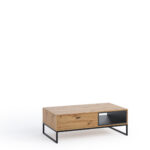 Couchtisch Olier Eiche Artisan/Schwarz