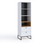 Regal Olier R60 Weiß/Eiche Artisan