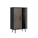 Vitrine Pinelli WIT2D Schwarzgraphit/Captains Deck